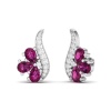 14K Natural Rhodolite Garnet Dainty Stud Earrings, January Birthstone Earring For Women, Everyday Gemstone Earrings For Her, Garnet Jewelry | Save 33% - Rajasthan Living 18