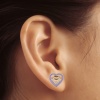 2-IN-1 Earrings, Dainty 14K Tanzanite Earrings, Diamond Stud Earrings, Tanzanite Stud Earrings, Handmade Jewelry, Removable Earrings | Save 33% - Rajasthan Living 19
