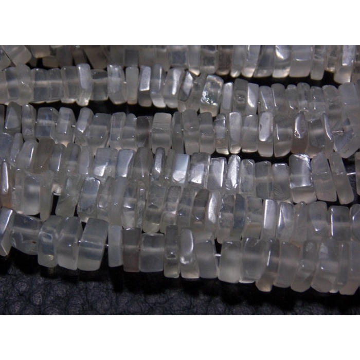 Moonstone Smooth Heishi Tyre Beads/Square/Cushion Shape/Handmade/Loose Stone/12Inches Strand/100% Natural H1 | Save 33% - Rajasthan Living 8