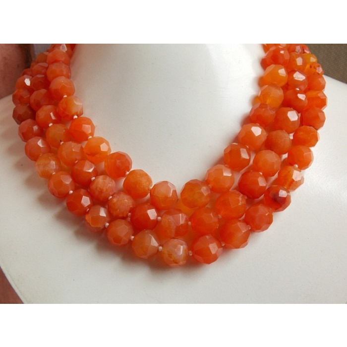 Carnelian Faceted Sphere Ball Bead,Handmade,Round Shape,Loose Stone,Wholesaler,Supplies,22Piece Strand 16MM Approx,100%Natural B4 | Save 33% - Rajasthan Living 5