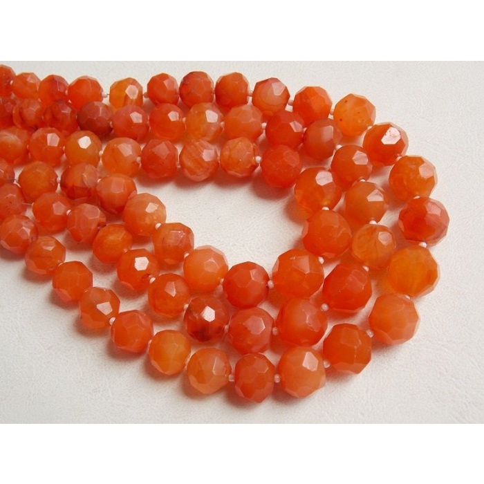 Carnelian Faceted Sphere Ball Bead,Handmade,Round Shape,Loose Stone,Wholesaler,Supplies,22Piece Strand 16MM Approx,100%Natural B4 | Save 33% - Rajasthan Living 9