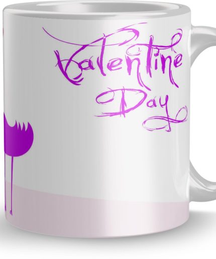 NK Store Love Valentine Day Design Printed Tea And Coffee Mug (320ml) | Save 33% - Rajasthan Living