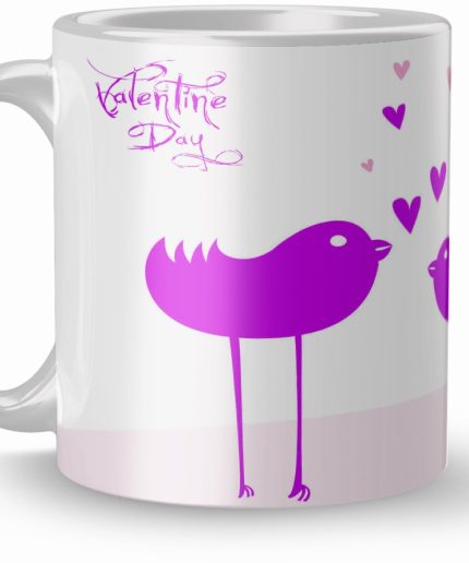 NK Store Love Valentine Day Design Printed Tea And Coffee Mug (320ml) | Save 33% - Rajasthan Living 3