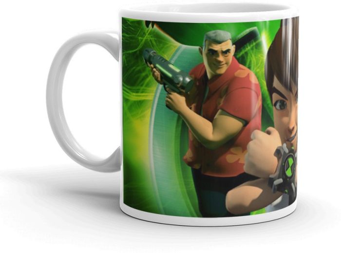 NK Store Man of Action Ben Ten Tea and Coffe Mug (320ml) | Save 33% - Rajasthan Living 6