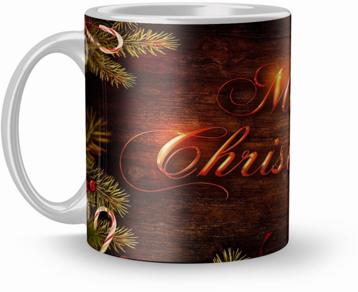 NK Store Merry Christmas Printed Tea And Coffee Mug (320ml) | Save 33% - Rajasthan Living 5