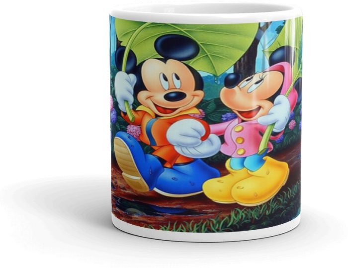 NK Store Micky Mouse and Minnie Mouse Print Tea and Coffee Mug (320ml) | Save 33% - Rajasthan Living 5