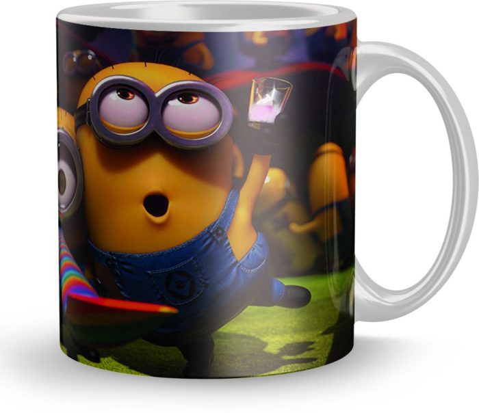 NK Store Printed Minion Family Tea And Coffee Mug (320ml) | Save 33% - Rajasthan Living 6