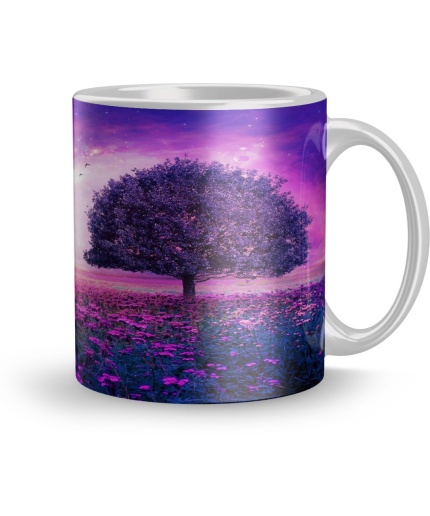 NK Store Flower Plants Ground Printed Tea And Coffee Mug (320ml) | Save 33% - Rajasthan Living