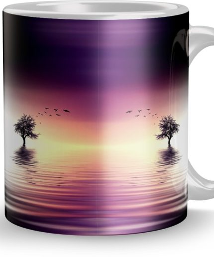 NK Store Trees in River Printed Tea And Coffee Mug (320ml) | Save 33% - Rajasthan Living