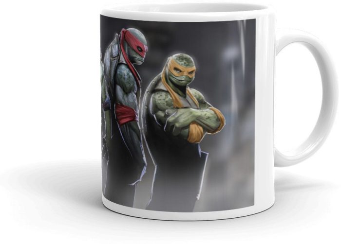 NK Store Ninja Turtle Printed Tea and Coffee Mug (320ml) | Save 33% - Rajasthan Living 7