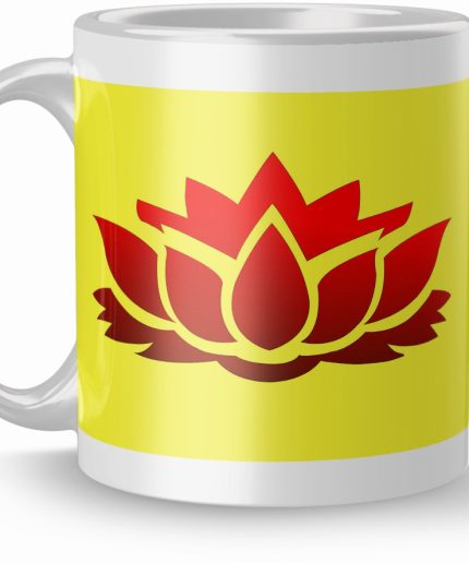 NK Store Printed Red Flower Tea And Coffee Mug (320ml) | Save 33% - Rajasthan Living 5