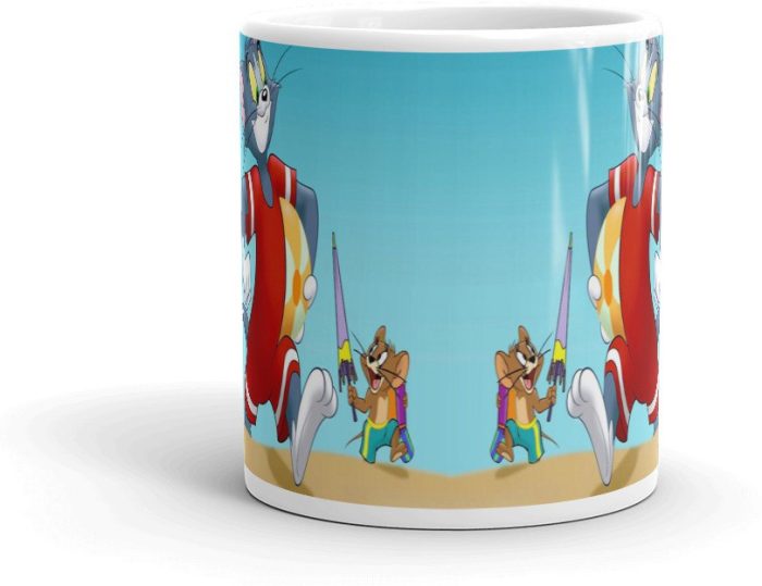 NK Store Tom and Jerry Enjoy on the Beach Coffee Mug (320ml) | Save 33% - Rajasthan Living 5