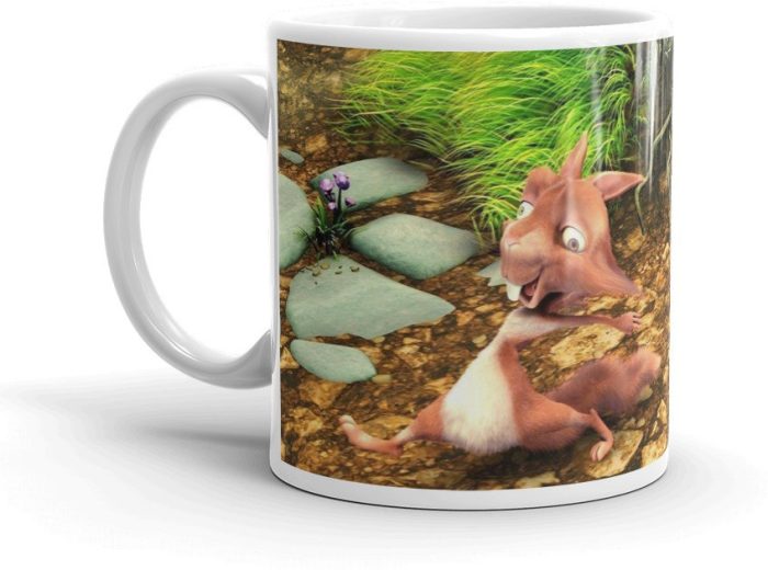 NK Store Two Squirrel Running Printed Tea and Coffee Mug (320ml) | Save 33% - Rajasthan Living 6