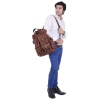 iHandikart 16X12 inches 5 Pockets Buffalo Leather Backpack (IHK 1502) | Save 33% - Rajasthan Living 10