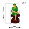 Sai Baba Showpiece  Polyresin (Green Color) | Save 33% - Rajasthan Living 11