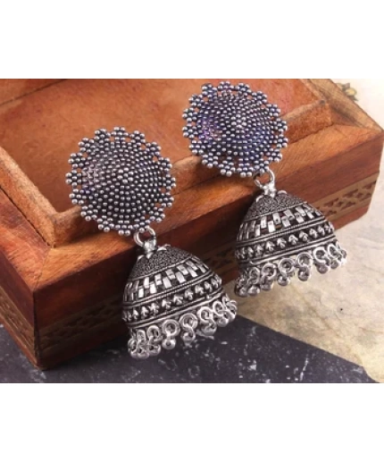 Oxidised Silver Plated Handmade Jhumka Jhumki | Save 33% - Rajasthan Living