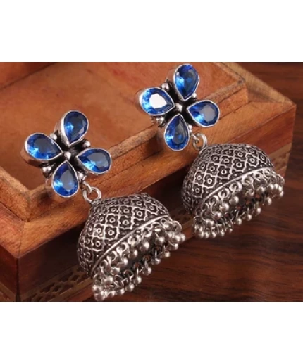 Silver Plated Handmade Women jhumki | Save 33% - Rajasthan Living