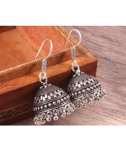 Oxidised Silver Plated Handmade Women Earrings Jewellery | Save 33% - Rajasthan Living