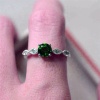 3.20Ct Round Cut Green Peridot Solitaire Engagement Ring 925 Sterling Silver Ring | Save 33% - Rajasthan Living 12