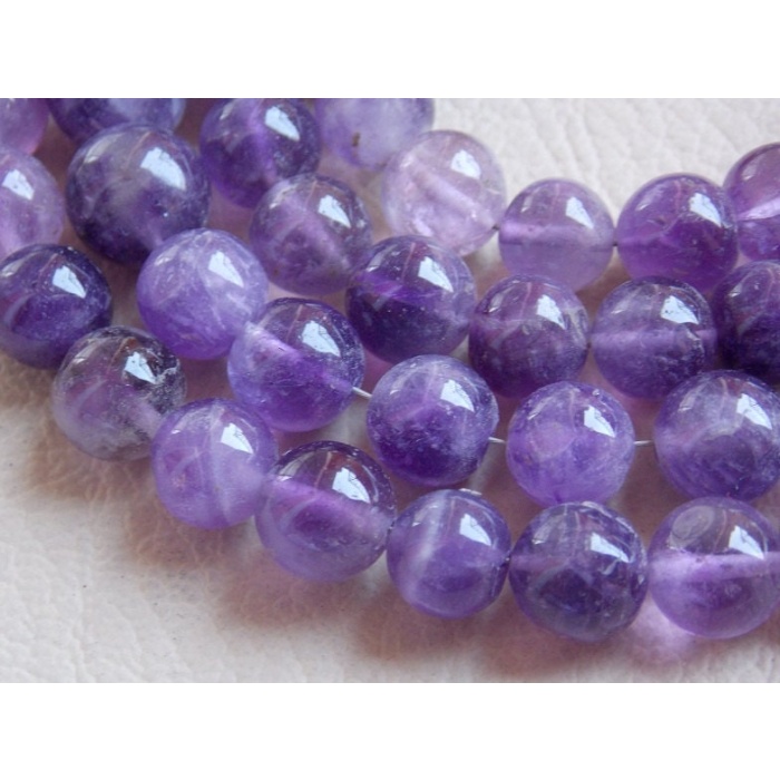 Natural Amethyst Smooth Sphere Ball Bead,Roundel,Round,14 Inch Strand,Wholesale Price,New Arrival B9 | Save 33% - Rajasthan Living 7