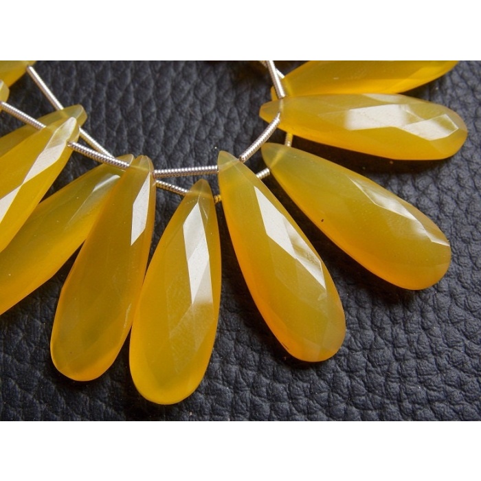 30X10MM Pair,Yellow Chalcedony Teardrop,Faceted,Drop,Loose Stone,Earrings Jewelry,Wholesale Price,New Arrival,PME-CY2 | Save 33% - Rajasthan Living 6