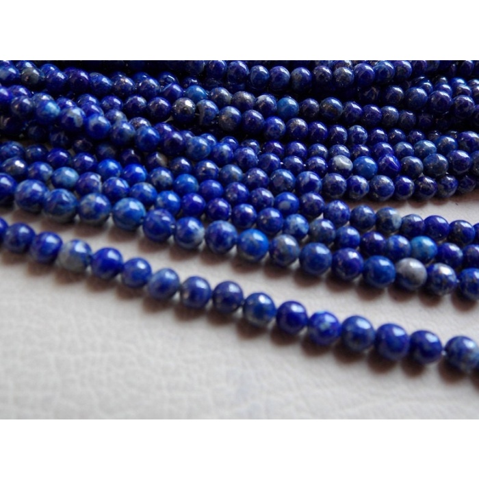 Lapis Lazuli Smooth Spheres Ball Bead,Round Shape,Roundel,Wholesaler,Supplies,Handmade,For Making Jewelry,12Inch Strand,100%Natural B6 | Save 33% - Rajasthan Living 6