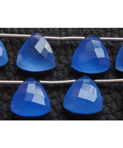 12X12MM Pair,Blue Chalcedony Faceted Trillions,Triangle,Teardrop,Briolette,For Making Earrings Jewelry,Wholesale Price,New Arrival PME-CY2 | Save 33% - Rajasthan Living