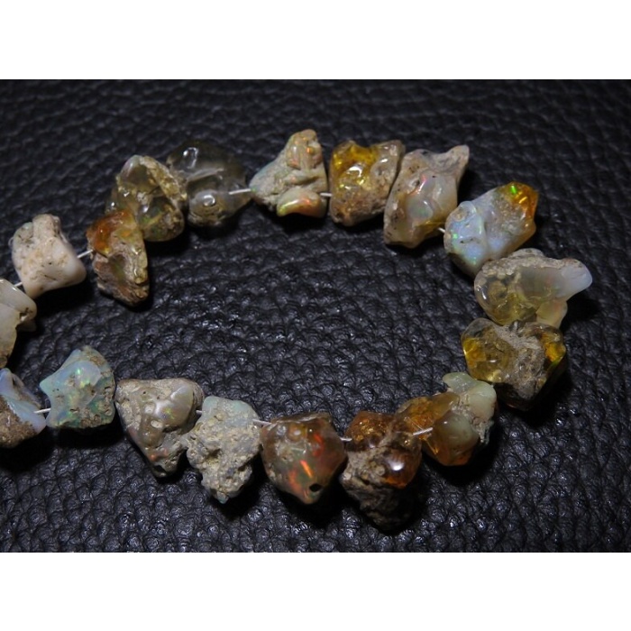 Ethiopian Opal Natural Rough,Anklet,Chip,Nugget,Briolette,10Inch Strand 15X10To8X6MM Approx,Wholesale Price,New Arrival EO1 | Save 33% - Rajasthan Living 8