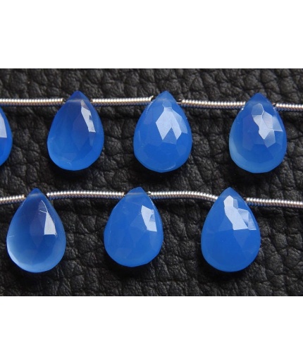 Blue Chalcedony Faceted Teardrop,Drop,Loose Stone,Earrings Pair,For Making Jewelry,Wholesaler,Supplies,New Arrivals 12X8MM Approx (pme)CY2 | Save 33% - Rajasthan Living