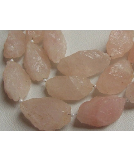 Rose Quartz Hammer Beads,Marquise Shape,Handmade,Loose Raw,Minerals Rough,Wholesaler 10Piece 25X15To18X10MM Approx PME(R1) | Save 33% - Rajasthan Living 7