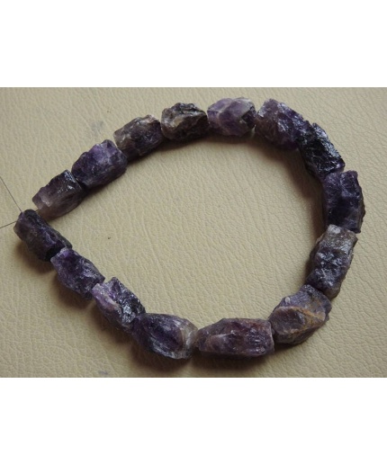 Natural Amethyst Hammer Rough Tubes,Beads,Nuggets,14Pieces Strand 20X13To15X12MM Approx,Wholesale Price,New Arrival (pme)R1 | Save 33% - Rajasthan Living 7