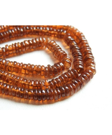 Hessonite Garnet Smooth Tyre,Coin,Button,Wheel Shape Beads,Wholesale Price,New Arrival,16Inch Strand,100%Natural PME-T1 | Save 33% - Rajasthan Living