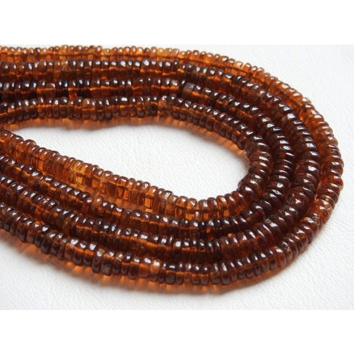 Hessonite Garnet Smooth Tyre,Coin,Button,Wheel Shape Beads,Wholesale Price,New Arrival,16Inch Strand,100%Natural PME-T1 | Save 33% - Rajasthan Living 9