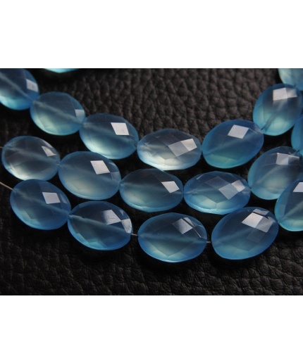 Sky Blue Chalcedony Tumble,Nuggets,Oval Cut Beads,Faceted 8Inch 14X10MM Approx Wholesale Price New Arrival (pme)CY2 | Save 33% - Rajasthan Living 3