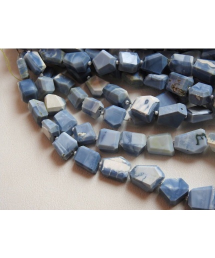 Blue Indian Opal Faceted Tumble,Nugget,Loose Bead 12Inch 15X12To10X9MM Approx Wholesale Price New Arrival (pme)TU5 | Save 33% - Rajasthan Living 7