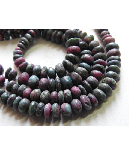 Ruby Zoisite Smooth Roundel Beads 100%Natural PME-B5 | Save 33% - Rajasthan Living 5