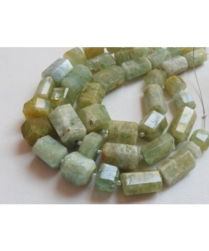 Natural Aquamarine Faceted Crystal,Hexagon Shape,Loose Beads 6Inch 17X10To8X6MM Approx,Wholesale Price,New Arrival 100%Natural B1 | Save 33% - Rajasthan Living