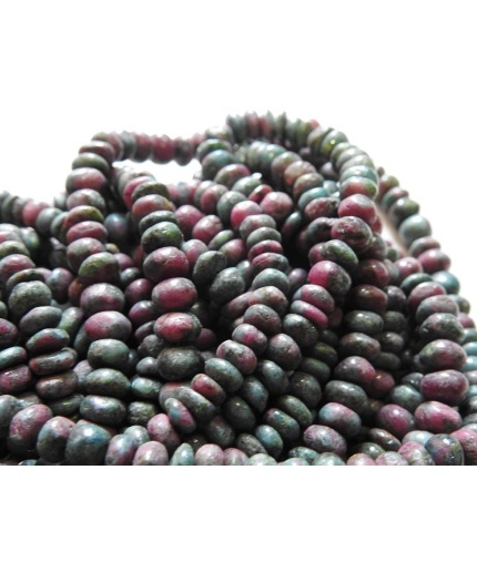 Ruby Zoisite Smooth Roundel Beads 100%Natural PME-B5 | Save 33% - Rajasthan Living 7