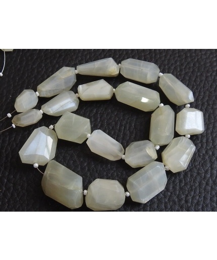 Natural Moonstone Faceted Tumble,Nuggets,White Color,12Inchs Strand 20X15To10X8MM Approx,Wholesaler,Supplies,New Arrivals PME-TU4 | Save 33% - Rajasthan Living