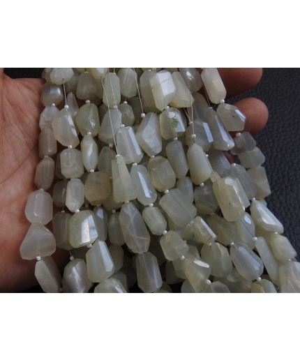 Natural Moonstone Faceted Tumble,Nuggets,White Color,12Inchs Strand 20X15To10X8MM Approx,Wholesaler,Supplies,New Arrivals PME-TU4 | Save 33% - Rajasthan Living 3