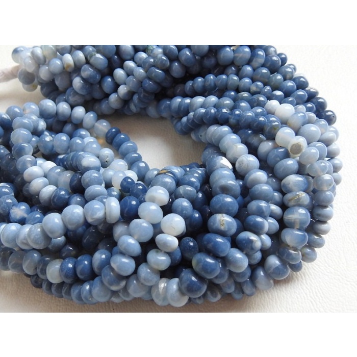 Blue Indian Opal Smooth Roundel Beads,Multi Shaded,Loose Stone,18Inch Strand 7MM Approx,Wholesaler,Supplies PME(B8) | Save 33% - Rajasthan Living 5