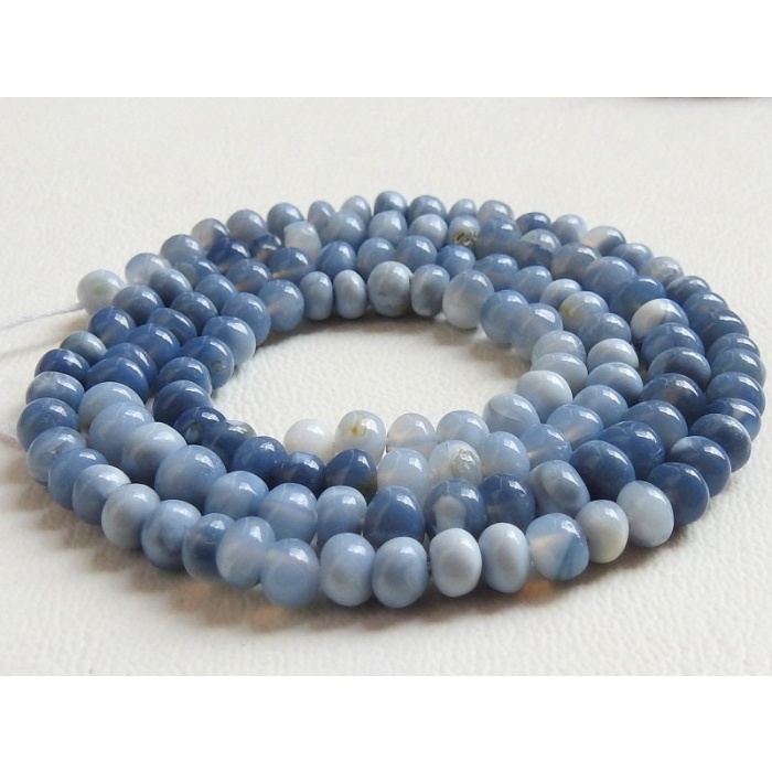 Blue Indian Opal Smooth Roundel Beads,Multi Shaded,Loose Stone,18Inch Strand 7MM Approx,Wholesaler,Supplies PME(B8) | Save 33% - Rajasthan Living 6