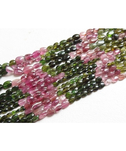 13Inch Strand,Natural Tourmaline Tumble,Multi Shaded,Smooth,Oval Shape,Loose Gemstone,Handmade,Minerals Stone,Wholesaler,Supplies PME-TU5 | Save 33% - Rajasthan Living 3