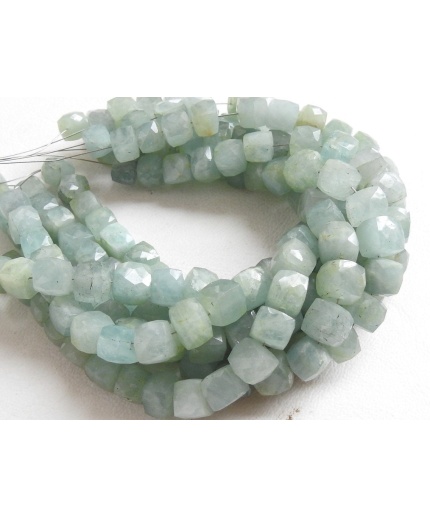 100% Handmade Natural Aquamarine Faceted Cubes Stone | Save 33% - Rajasthan Living