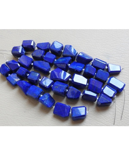 100%Natural,Lapis Lazuli Faceted Tumble,Nuggets,Step Cut,Handmade Bead,Loose Stone,For Making Jewelry,Gift For Her,8Piece Strand,PME-TU1 | Save 33% - Rajasthan Living