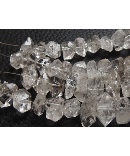 Herkimer Diamond Natural Crystal Rough Bead,Uncut,Tumble,Nugget,Loose Raw,Minerals Gemstone,Wholesaler,Supplies 21X13To13X5MM Approx RB4 | Save 33% - Rajasthan Living