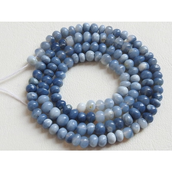 Blue Indian Opal Smooth Roundel Beads,Multi Shaded,Loose Stone,18Inch Strand 7MM Approx,Wholesaler,Supplies PME(B8) | Save 33% - Rajasthan Living 7