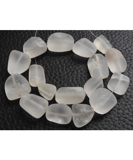 Natural Ice Crystal Quartz Smooth,Tumble,Nuggets,Matte Polished,Loose Stone,Wholesale Price,New Arrival,10Inch 20X12To12X10MM Approx TU3 | Save 33% - Rajasthan Living