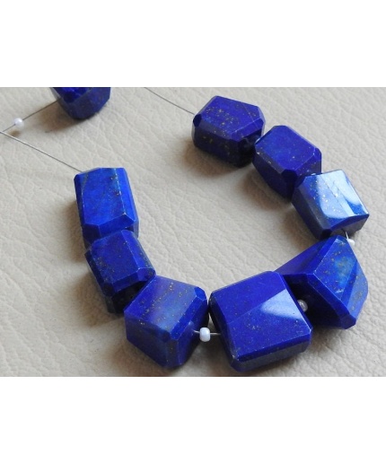 100%Natural,Lapis Lazuli Faceted Tumble,Nuggets,Step Cut,Handmade Bead,Loose Stone,For Making Jewelry,Gift For Her,8Piece Strand,PME-TU1 | Save 33% - Rajasthan Living 3