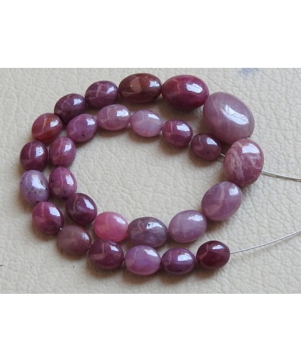 Ruby Smooth Oval Shape Tumbles,Nuggets Beads,Handmade,Loose Stone,For Making Jewelry,8Inch 15X10To9X7MM Approx,Wholesaler,Supplies PME-TU4 | Save 33% - Rajasthan Living 7